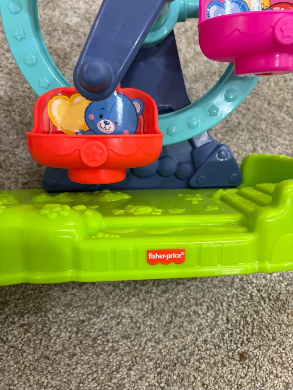 Fisher-Price Little People Carnival Circus Ferris Wheel (no figures) W/ Sound
